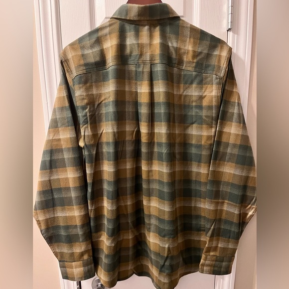 Brand New Mens Eddie Bauer Excavation Flex Flannel Medium - Picture 2 of 5